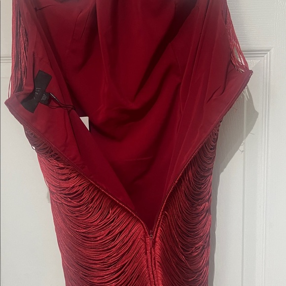 Zara Backless Red Dress - Picture 10 of 12